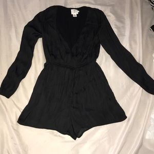 All black romper